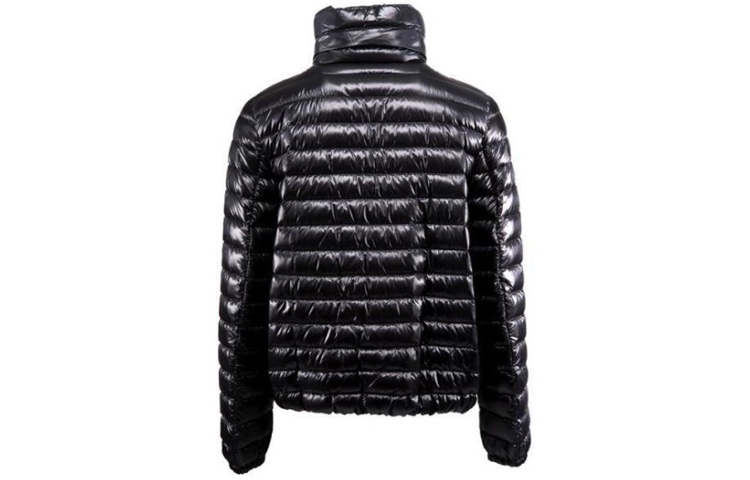 (Women) Moncler Black Down-Filled Quilted High-Neck Zip Jacket Winter 1A10000C0070999 圖 3