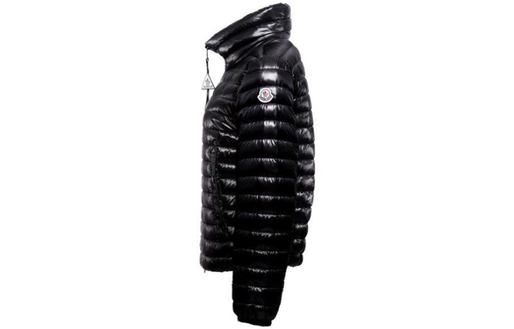 (Women) Moncler Black Down-Filled Quilted High-Neck Zip Jacket Winter 1A10000C0070999 圖 4