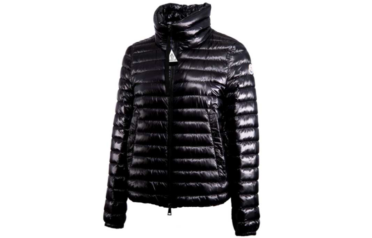 (Women) Moncler Black Down-Filled Quilted High-Neck Zip Jacket Winter 1A10000C0070999 圖 5