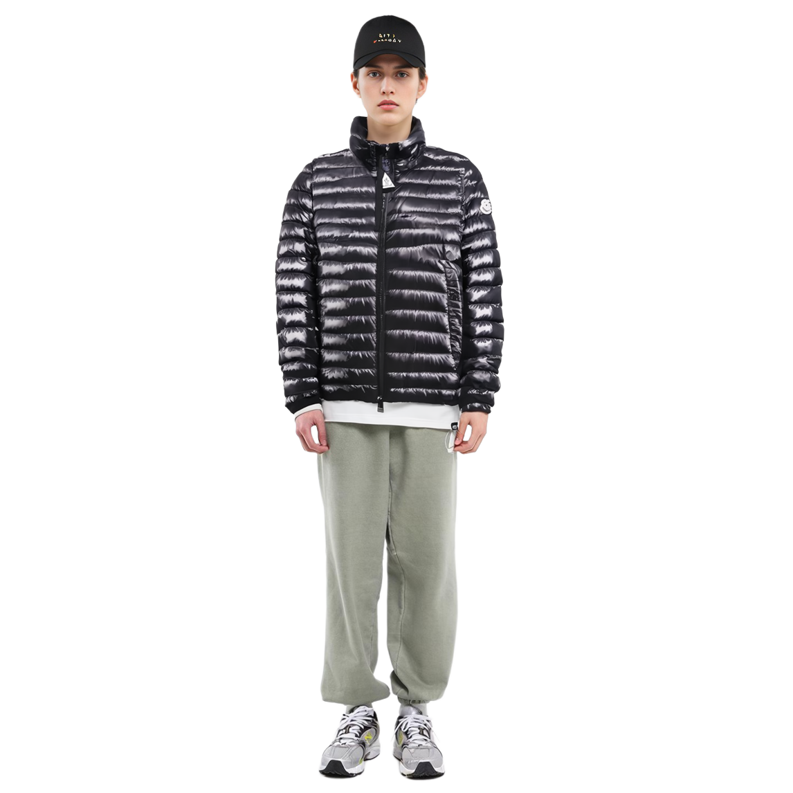 (Women) Moncler Black Down-Filled Quilted High-Neck Zip Jacket Winter 1A10000C0070999 圖 7