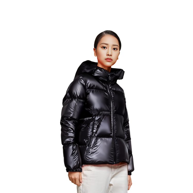 (Women) Moncler Black Hooded Thickened Puffer Down Jacket 1A00107-539AQ-999 圖 11