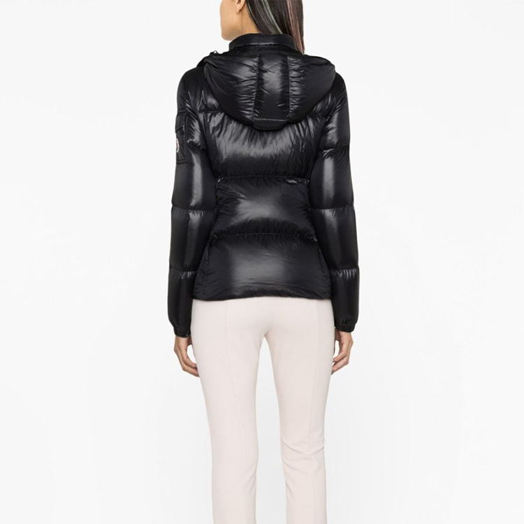(Women) Moncler Black Hooded Thickened Puffer Down Jacket 1A00107-539AQ-999 圖 5