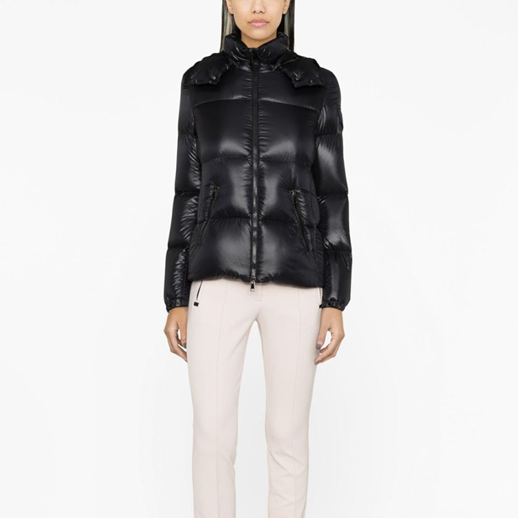 (Women) Moncler Black Hooded Thickened Puffer Down Jacket 1A00107-539AQ-999 圖 6