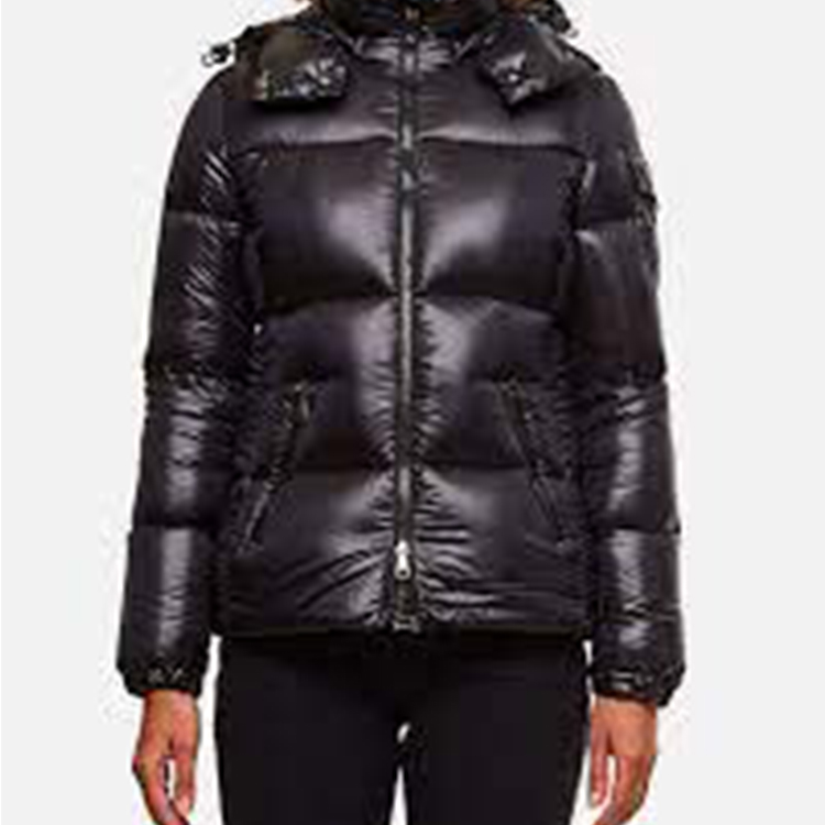 (Women) Moncler Black Hooded Thickened Puffer Down Jacket 1A00107-539AQ-999 圖 7