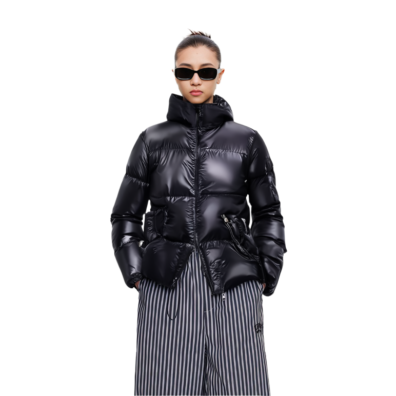 (Women) Moncler Black Hooded Thickened Puffer Down Jacket 1A00107-539AQ-999 圖 10
