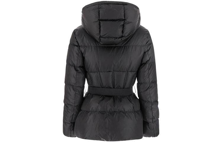 (Women) Moncler Black Logo Belted Long Sleeve Down Jacket 1A0003254155999 圖 3
