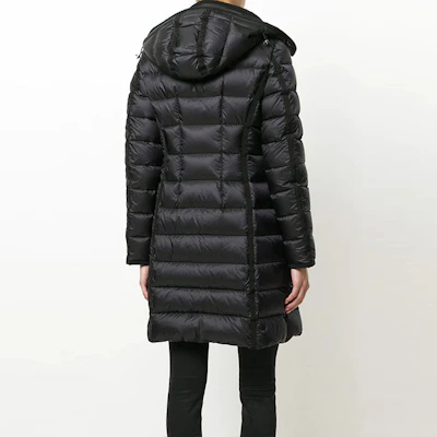 (W) Moncler Jaket Hitam Logo Panjang dengan Tudung. 493000553048999 Details for (W) Moncler Jaket Hitam Logo Panjang dengan Tudung. 493000553048999