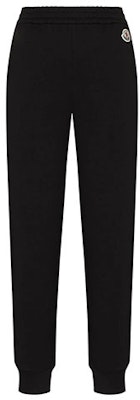 (Women) Moncler Black Sweatpants with Solid Color Logo Patch. G10938H74200809LC999 Buy (Women) Moncler Black Sweatpants with Solid Color Logo Patch. G10938H74200809LC999