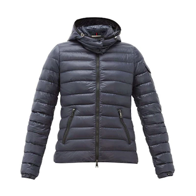 (Women) Moncler Bleu Solid Navy Jacket 0931B10100C0070778