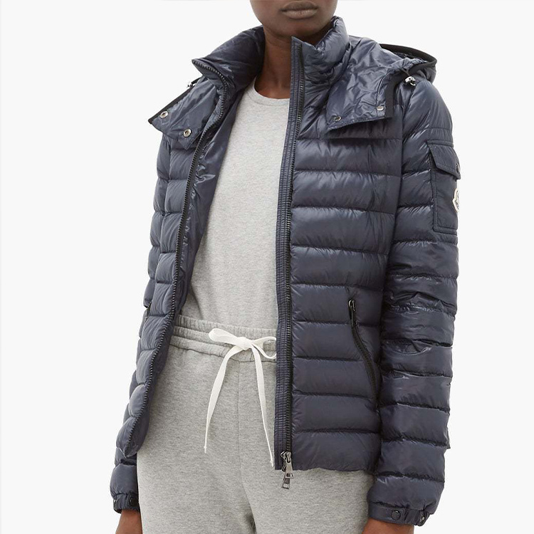 (Women) Moncler Bleu Solid Navy Jacket 0931B10100C0070778 圖 3