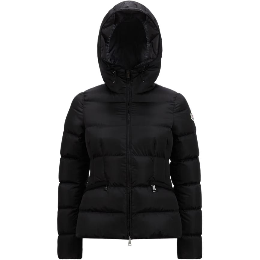 Buy (Women) Moncler Boed FW22  Black Quilted Down Jacket with Fur-Trim Collar H20931A001365396Q999