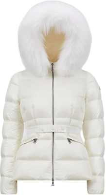 (W) 蒙克莱Boed系列连帽白色羽绒夹克带徽标设计 J20931A00095595FE034 Buy (W) 蒙克莱Boed系列连帽白色羽绒夹克带徽标设计 J20931A00095595FE034