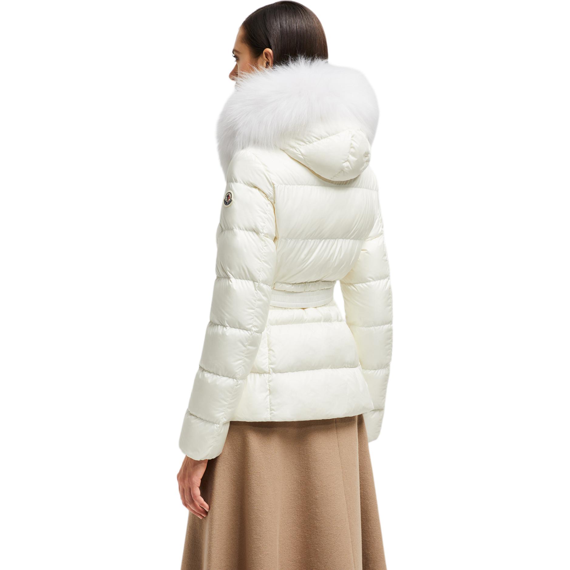 (Women) Moncler Boed Series  Short White Down Jacket with Hood and Logo Design J20931A00095595FE034 圖 4