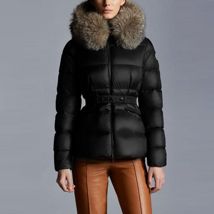 (Women) Moncler Boed Series Fur-Trimmed Hooded Down Jacket Black I20931A001185396Q999 圖 3