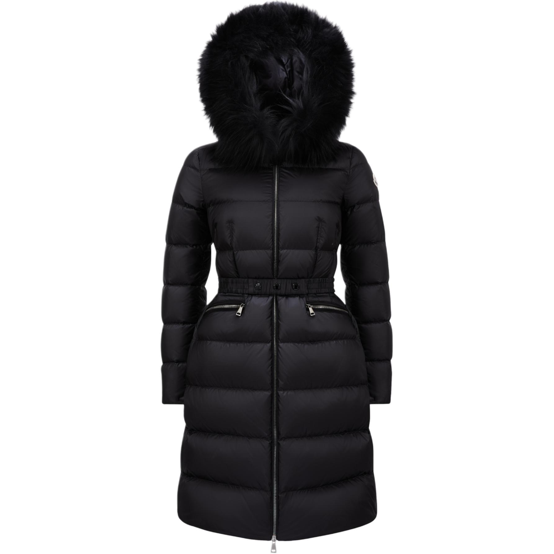 (Women) Moncler Boedic Series FW24  Black Long Down Coat with Trimmed Hood. J20931C00022595FE999 圖 2