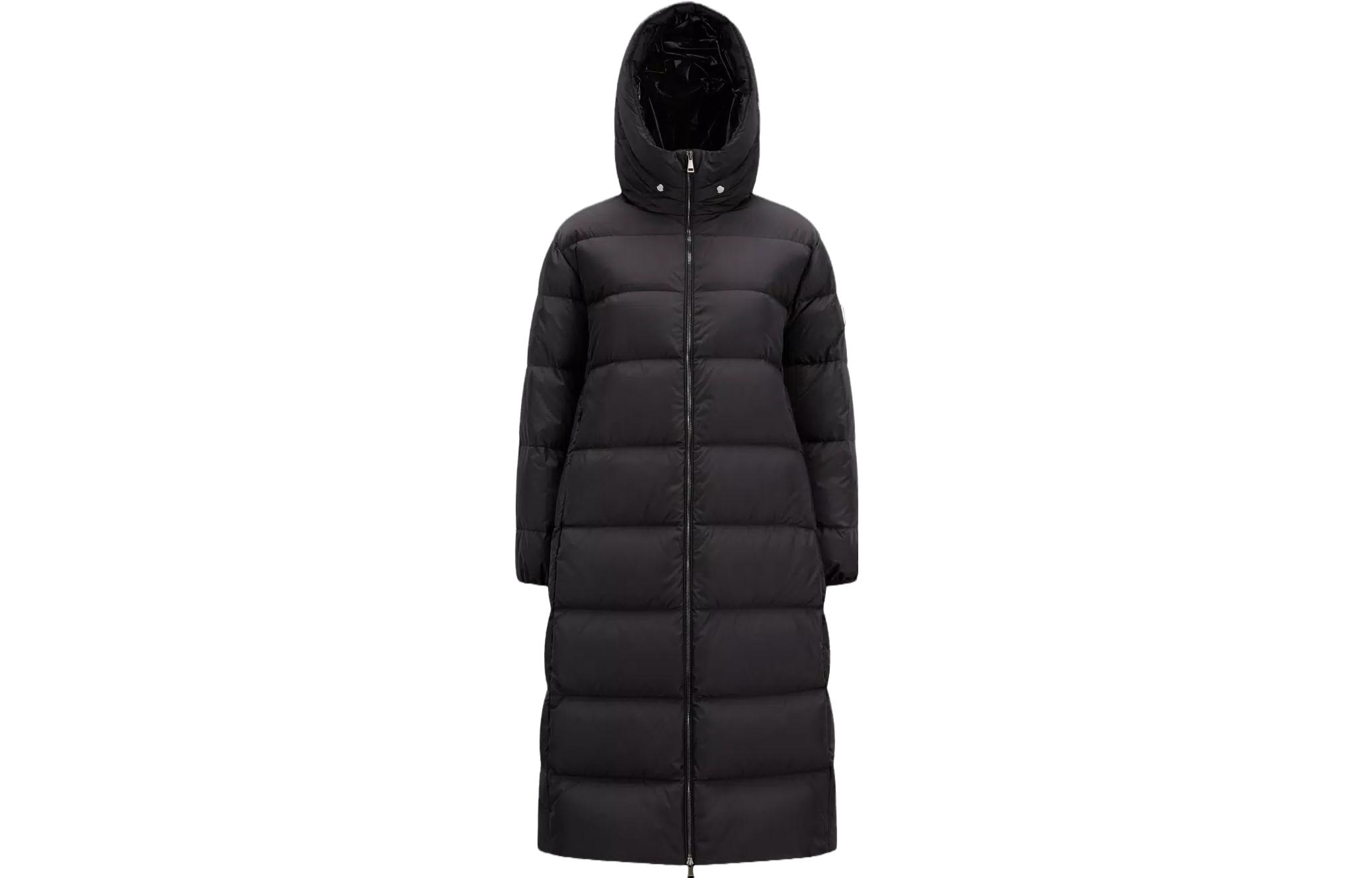 (Women) Moncler Bondree  Long Down Jacket with Hood Black I20931C000285968E999