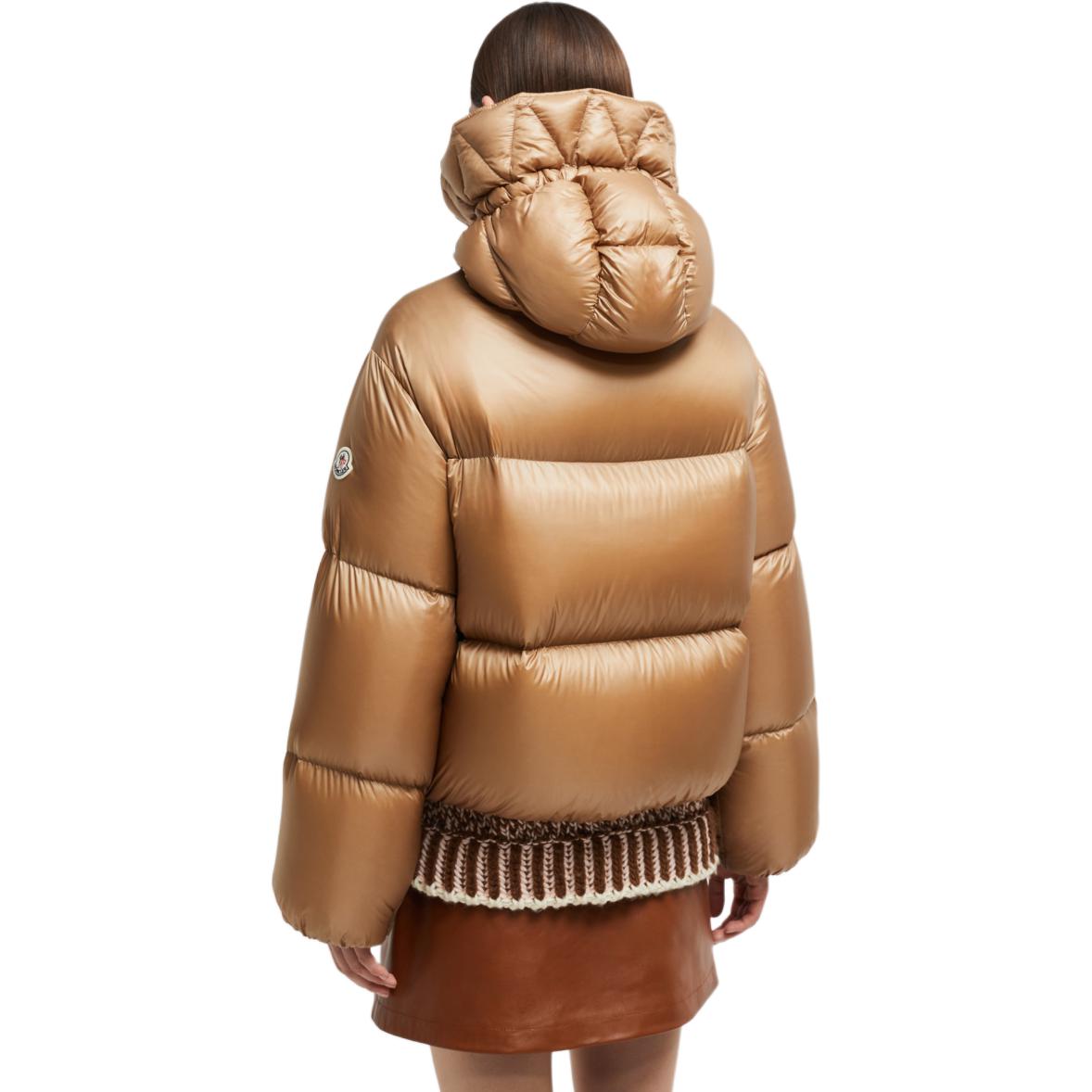 (Women) Moncler Borey Beige Hooded Long Sleeve Down Jacket for Women. J20931A00088595ZZ206 圖 4