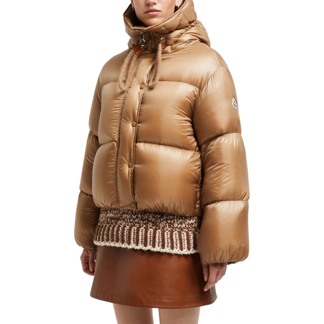 (Women) Moncler Borey Beige Hooded Long Sleeve Down Jacket for Women. J20931A00088595ZZ206 圖 5