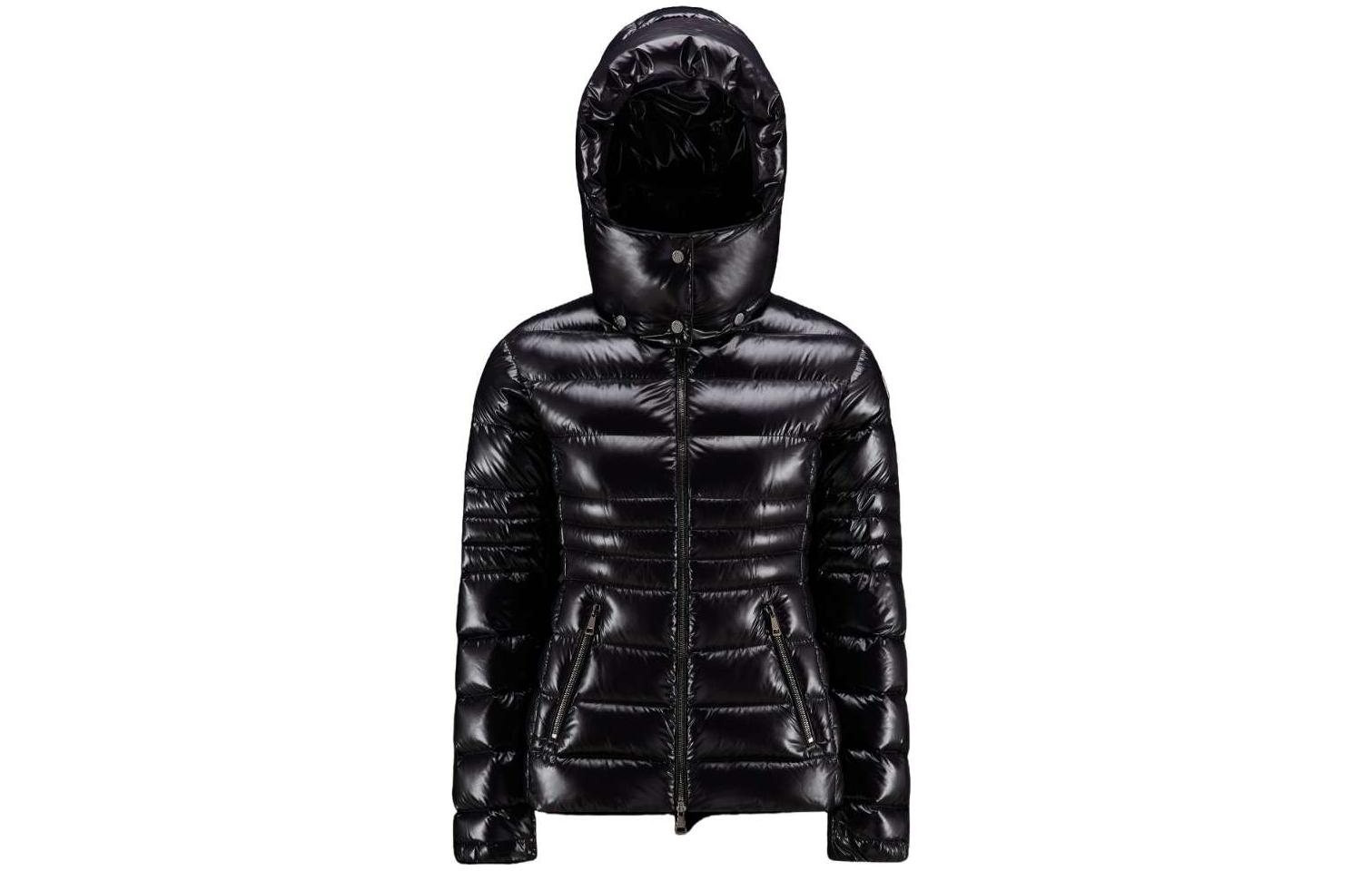 (Women) Moncler Bouchet FW22  Short Glossy Down Jacket Black H20931A000065963U999 圖 2
