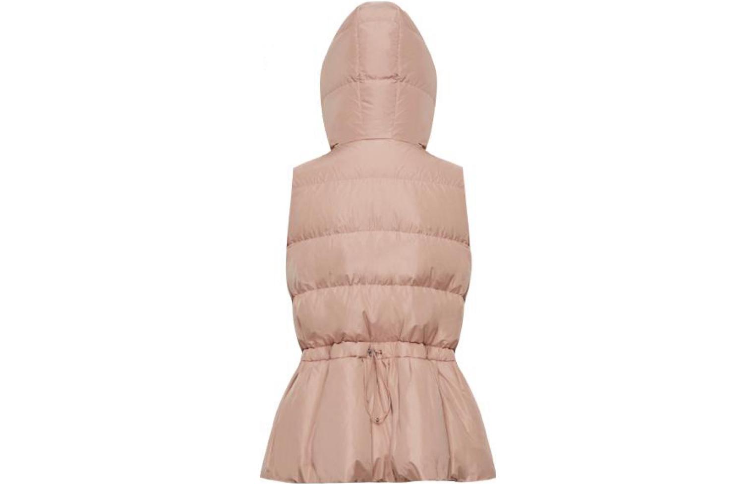 (Women) Moncler Brannec Solid Color Hooded Down Skirt Vest Women’s Nude Pink. F20931B51500C0382 圖 3