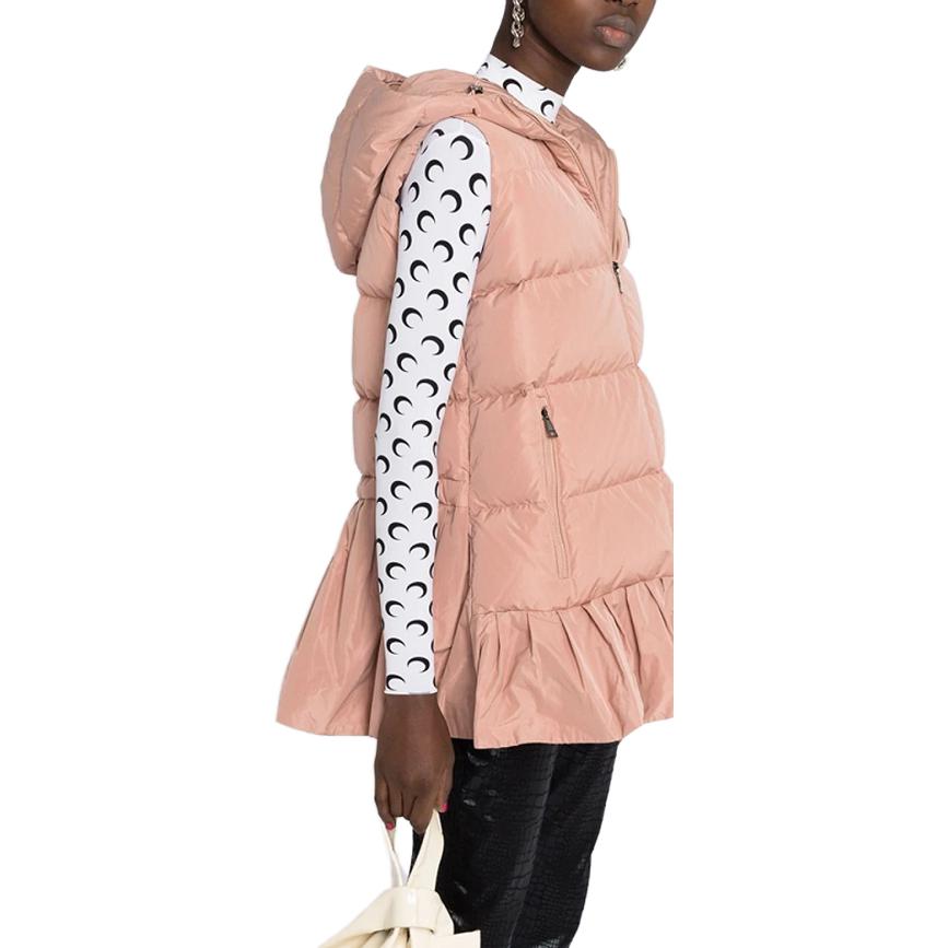 (Women) Moncler Brannec Solid Color Hooded Down Skirt Vest Women’s Nude Pink. F20931B51500C0382 圖 6