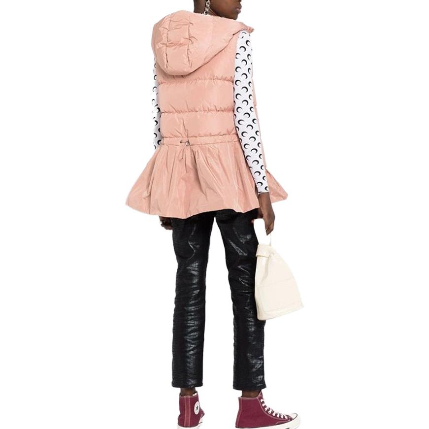 (Women) Moncler Brannec Solid Color Hooded Down Skirt Vest Women’s Nude Pink. F20931B51500C0382 圖 7