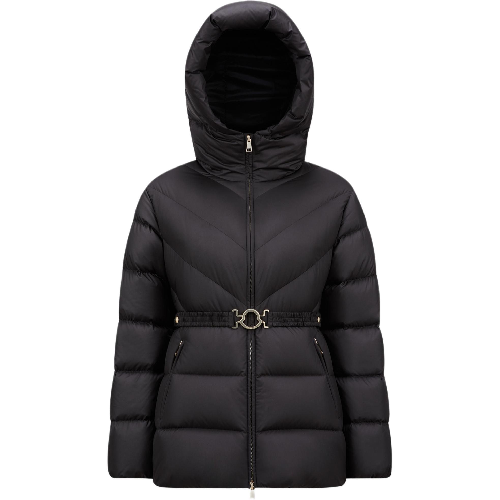 (Women) Moncler Brosse  Black Short Down Jacket with Hooded Zip Design. J20931A0010454AQE999 圖 2
