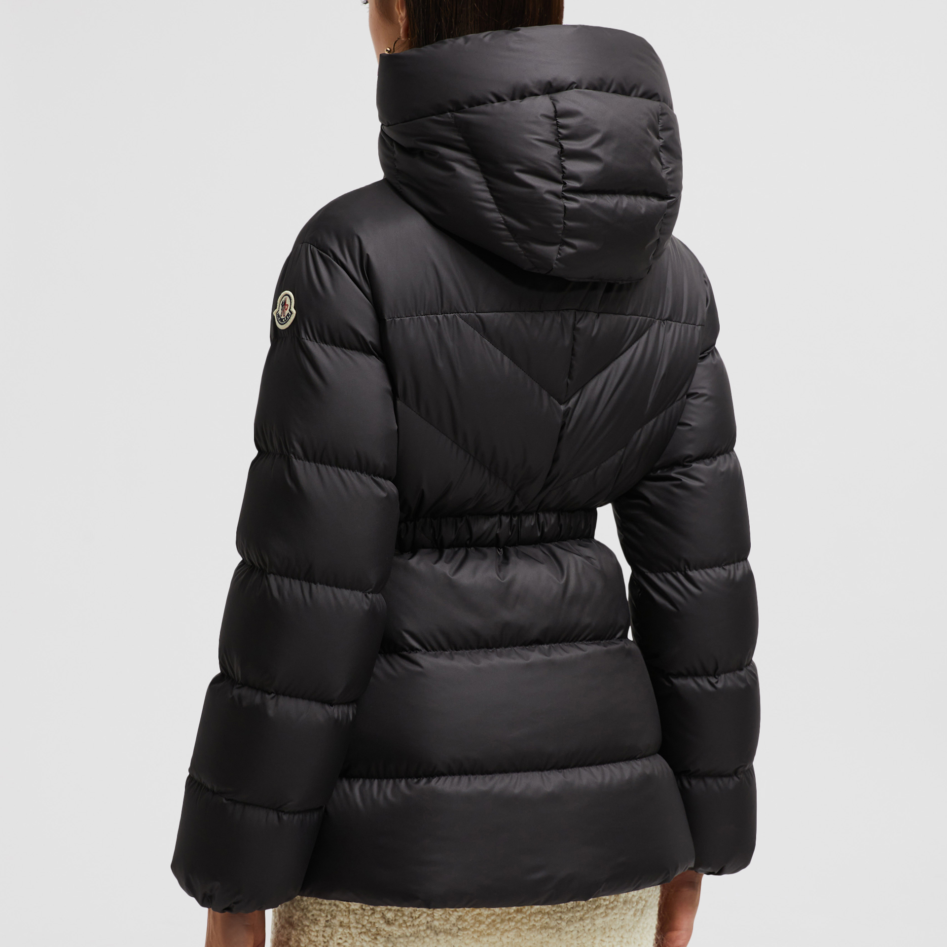 (Women) Moncler Brosse  Black Short Down Jacket with Hooded Zip Design. J20931A0010454AQE999 圖 4