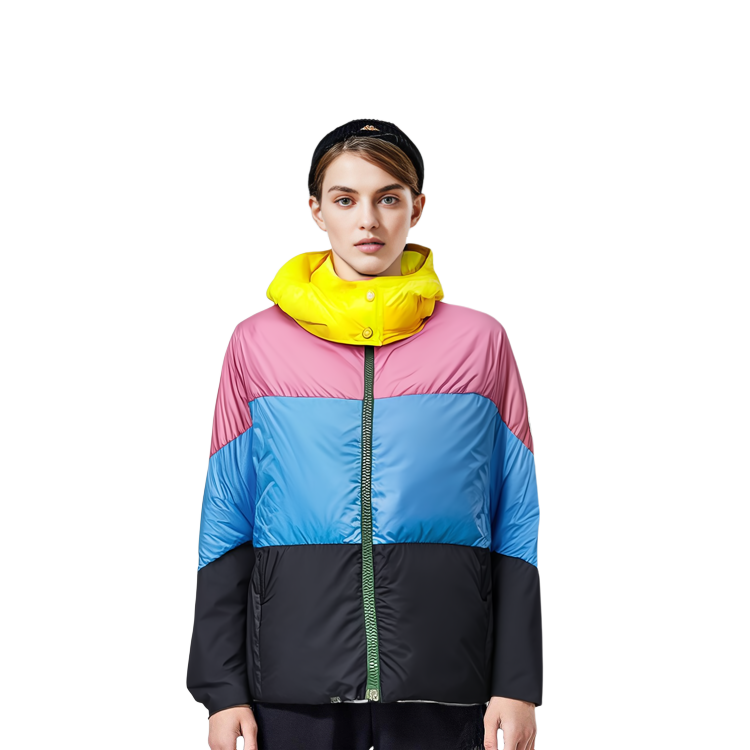 (Women) Moncler Candy Color Hooded Short Down Jacket, Winter Colorblock 1A51300C0648524 圖 4