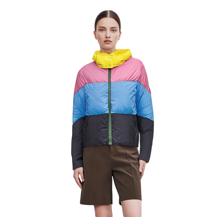 (Women) Moncler Candy Color Hooded Short Down Jacket, Winter Colorblock 1A51300C0648524 圖 5
