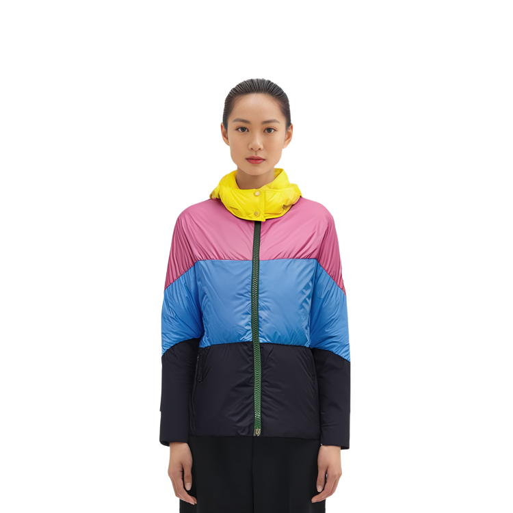 (Women) Moncler Candy Color Hooded Short Down Jacket, Winter Colorblock 1A51300C0648524 圖 7