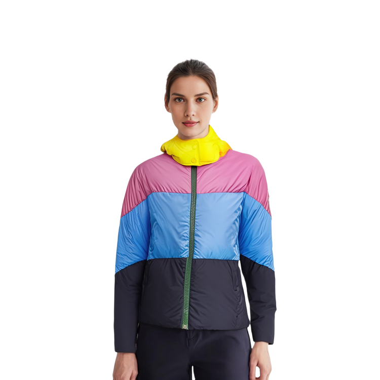(Women) Moncler Candy Color Hooded Short Down Jacket, Winter Colorblock 1A51300C0648524 圖 9