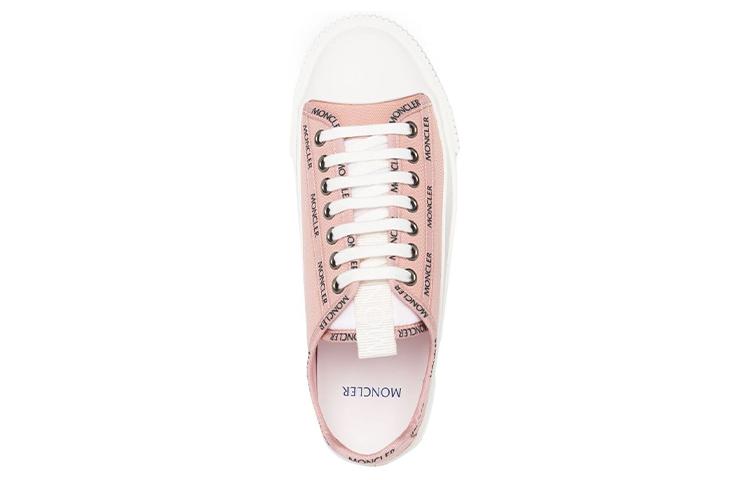 (W) Moncler Canvas Lace-Up Round Toe Low-Top 'Fashion Pink' 圖 3