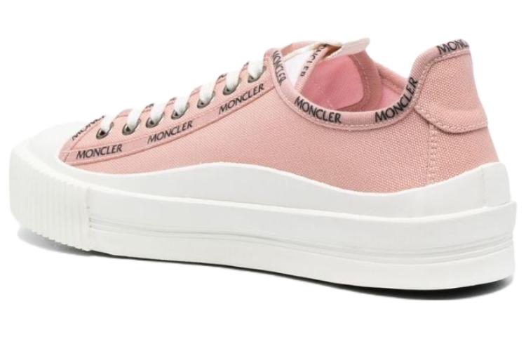 (W) Moncler Canvas Lace-Up Round Toe Low-Top 'Fashion Pink' 圖 4