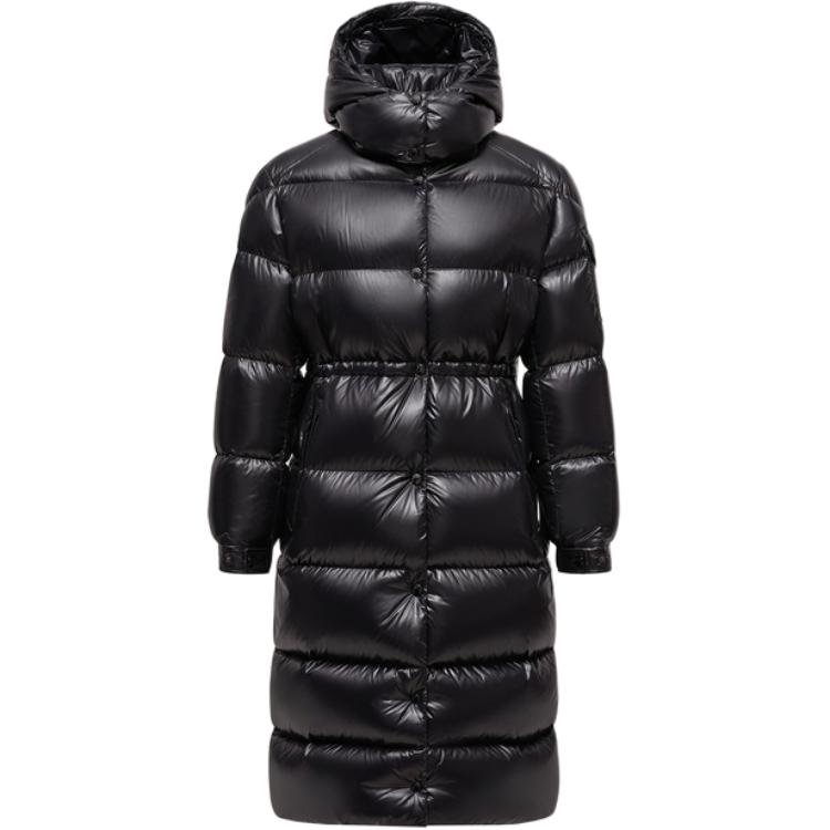Buy (W) Moncler Cavettaz FW24 黑色連帽長版羽絨外套 J20931C0003668950999
