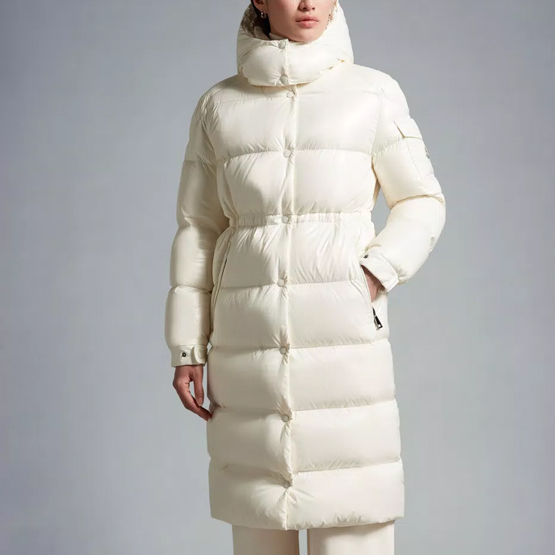 (Women) Moncler Cavettaz Long White Down Puffer Jacket for Women - Windproof Design I20931C0002968950034 圖 3