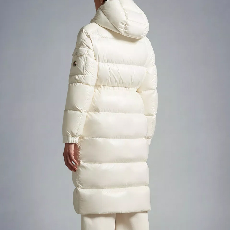 (Women) Moncler Cavettaz Long White Down Puffer Jacket for Women - Windproof Design I20931C0002968950034 圖 4