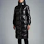Lookbook (Women) Moncler Cavettaz Series Long Quilted Down Jacket Black I20931C0002968950999