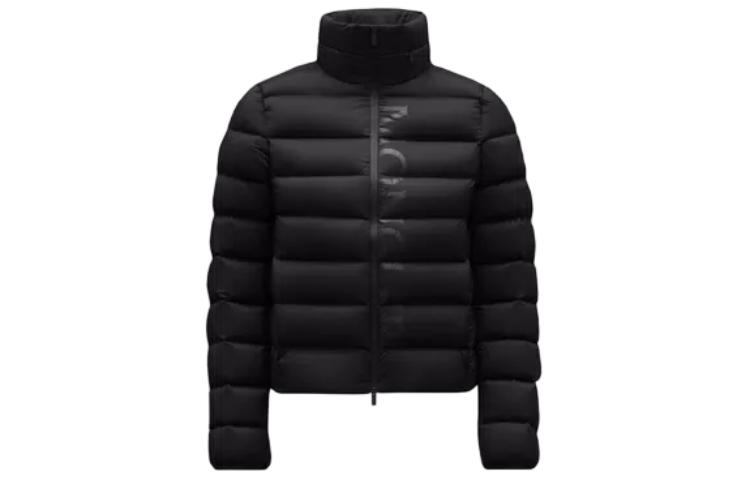 (Women) Moncler Cerces  Black Short Down Jacket with Standing Collar and Zipper. H20931A0009053333999 圖 2