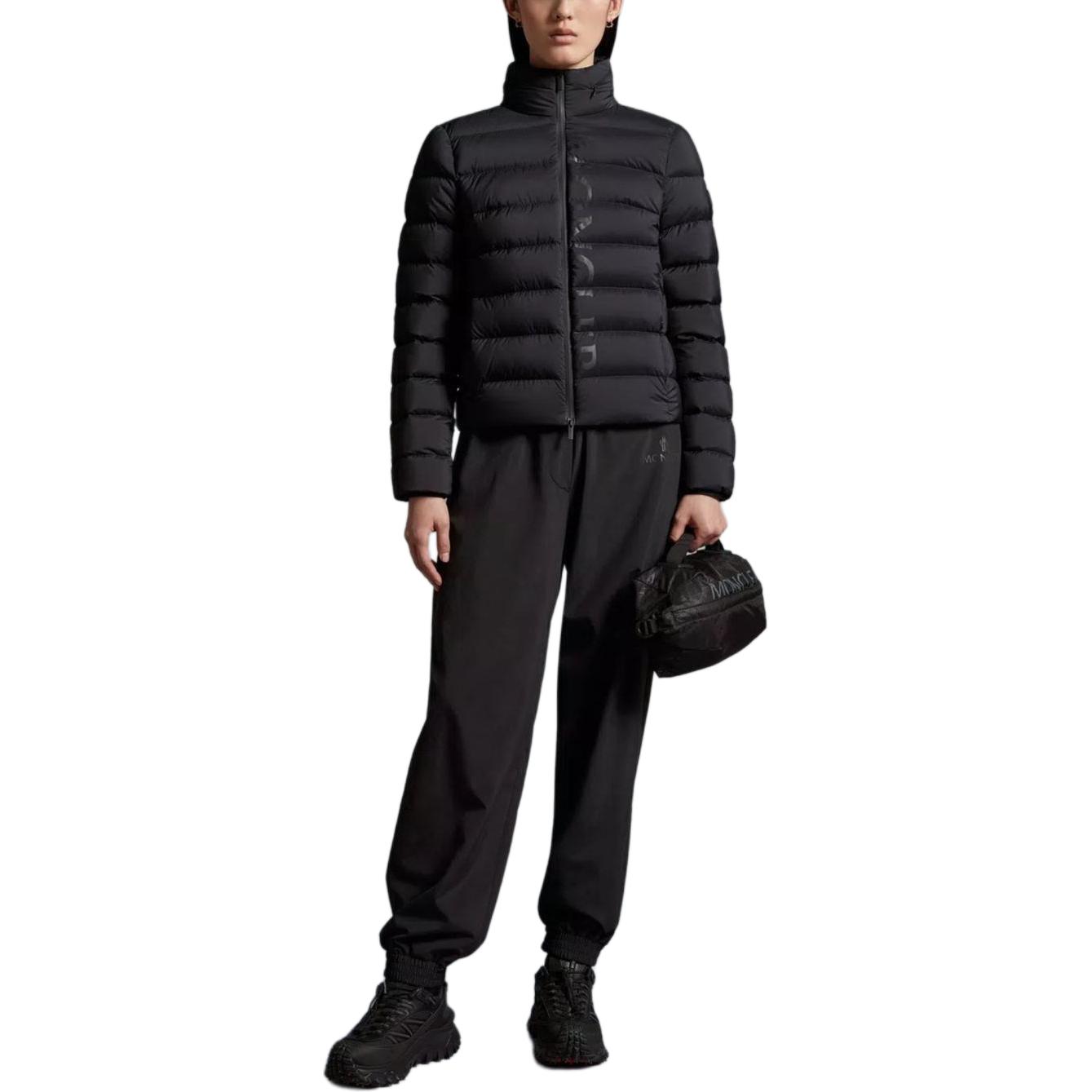 (Women) Moncler Cerces  Black Short Down Jacket with Standing Collar and Zipper. H20931A0009053333999 圖 3