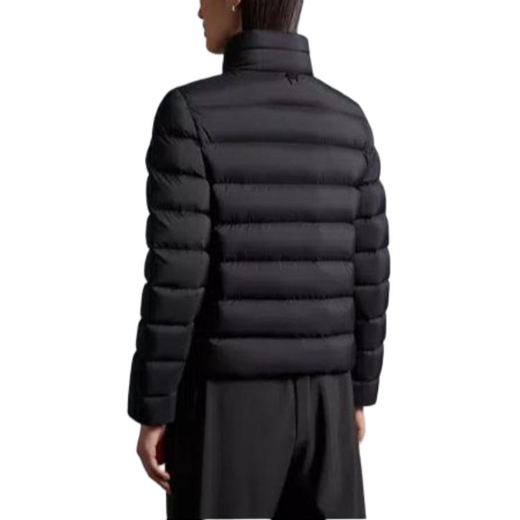(Women) Moncler Cerces  Black Short Down Jacket with Standing Collar and Zipper. H20931A0009053333999 圖 5