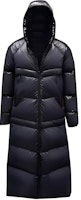 (Women) Moncler Chanon Long Hooded Down Jacket FW22 Winter Coat Black H20931C0005368950999 (Women) Moncler Chanon Long Hooded Down Jacket FW22 Winter Coat Black H20931C0005368950999