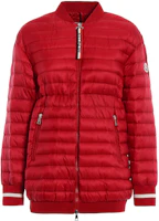 (Women) Moncler Charoite Light Down Baseball Jacket Red Medium-Length Style D1093463369953048 (Women) Moncler Charoite Light Down Baseball Jacket Red Medium-Length Style D1093463369953048