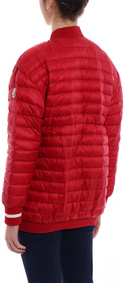 (W) Moncler Charoite紅色中長版輕羽絨棒球外套 D1093463369953048 Purchase (W) Moncler Charoite紅色中長版輕羽絨棒球外套 D1093463369953048