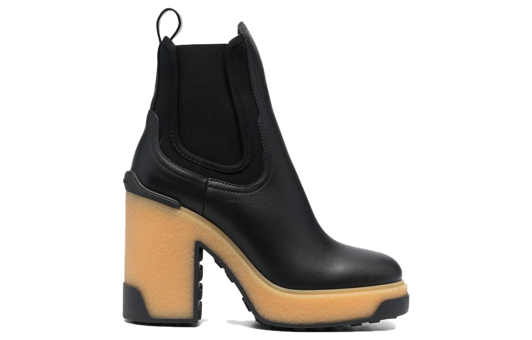Order (W) Botas Moncler Chelsea de Tacón Alto 'Negro' 4F00010M1904999