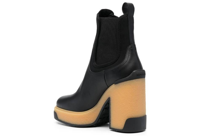 Shop (W) Botas Moncler Chelsea de Tacón Alto 'Negro' 4F00010M1904999