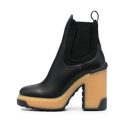 (W) Moncler Chelsea Boot 'High-Heel Black'