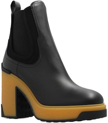 (Women) Moncler Chelsea Boot 'High-Heel Black' 4F00010M1904999 Lookbook (Women) Moncler Chelsea Boot 'High-Heel Black' 4F00010M1904999