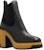 (W) Moncler Chelsea Boot 'Tumit Tinggi Hitam' 4F00010M1904999