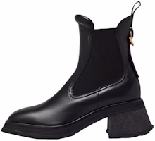 (Women) Moncler Chelsea Boot 'Leather Fashion Comfort Black' J109B4F00030M3777999 (Women) Moncler Chelsea Boot 'Leather Fashion Comfort Black' J109B4F00030M3777999